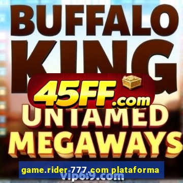 game.rider 777.com plataforma